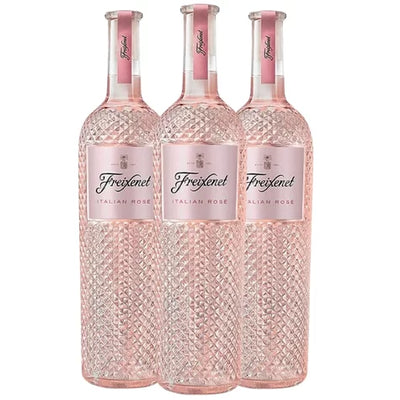 Kit 3 Garrafas Vinho Rosé Freixenet Italian 750 mL